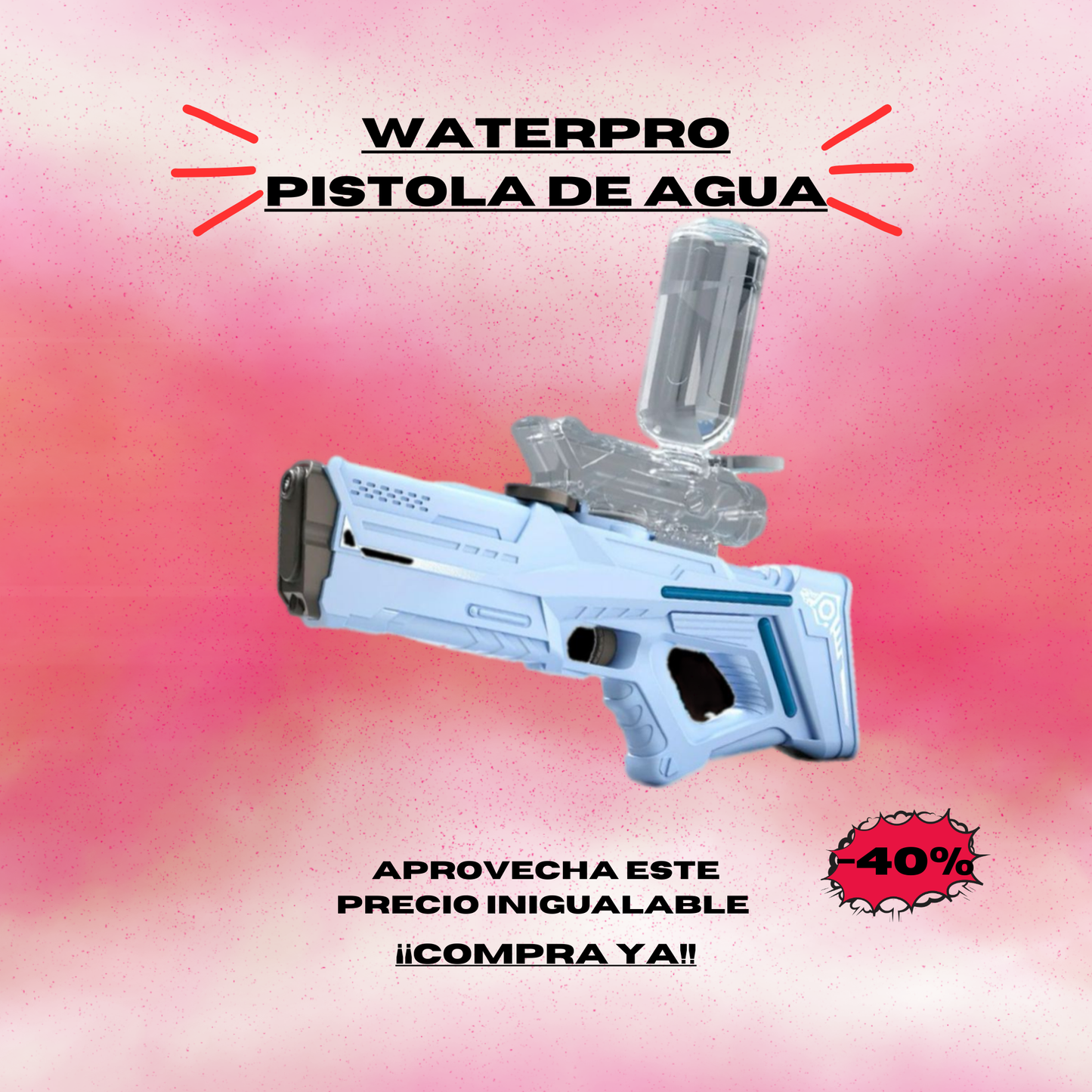 WaterPro - Pistola de agua