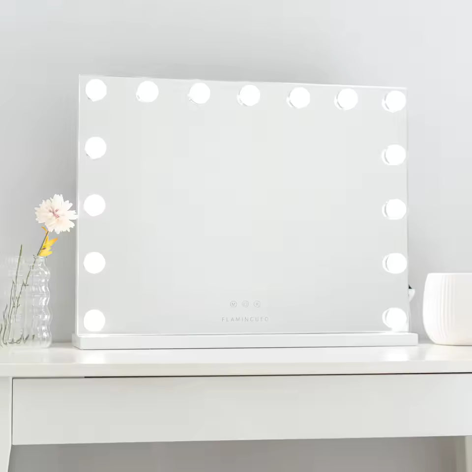 Espelho de Maquiagem com Luzes LED