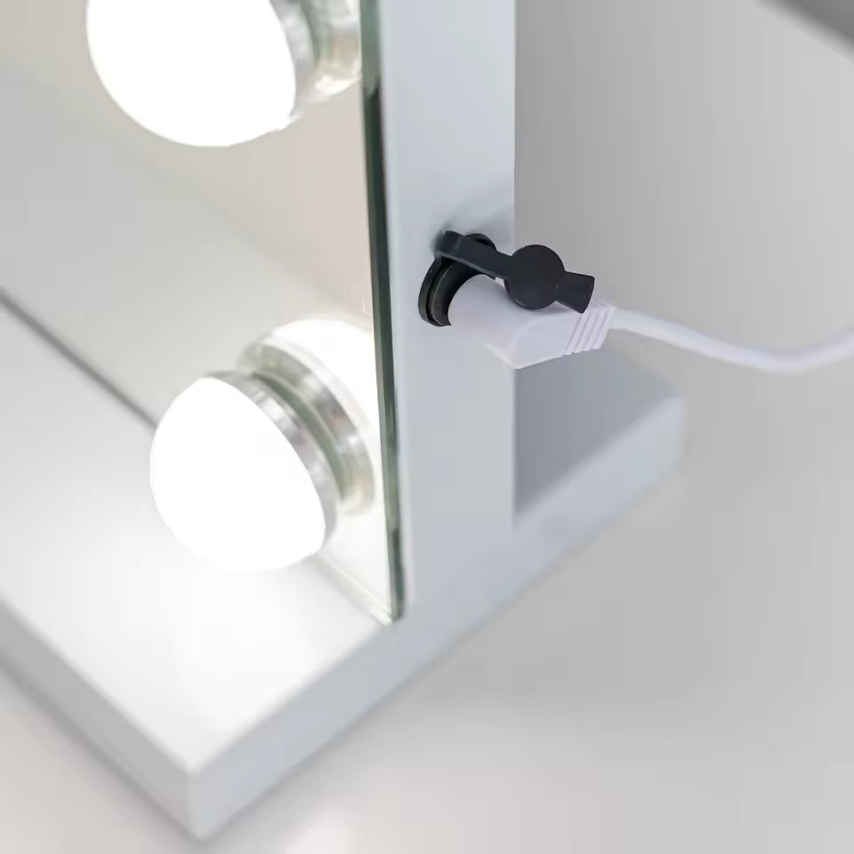 Espelho de Maquiagem com Luzes LED