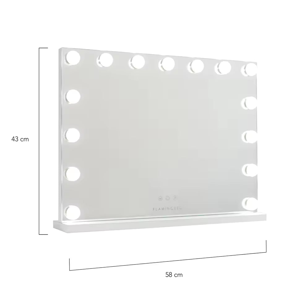 Espelho de Maquiagem com Luzes LED