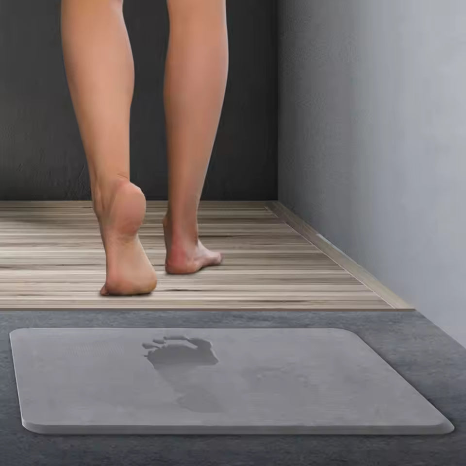 Tapete de Banho Diatomita Antiderrapante 60×39 cm